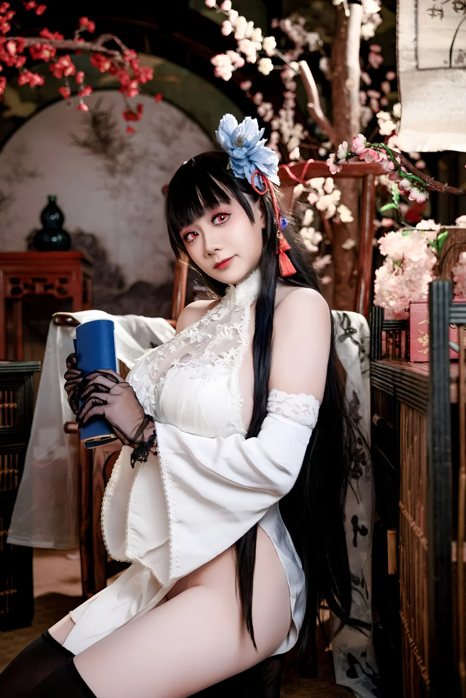 阿雪雪 - 逸仙旗袍 [92P,4V-2.5GB] 009.webp
