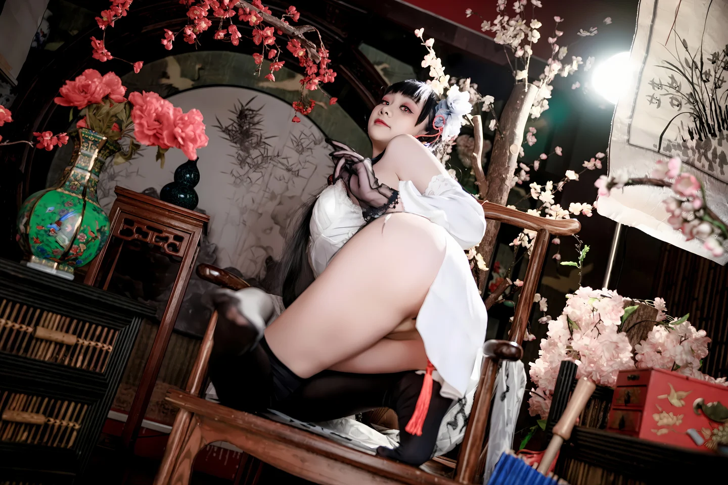阿雪雪 - 逸仙旗袍 [92P,4V-2.5GB] 042.webp