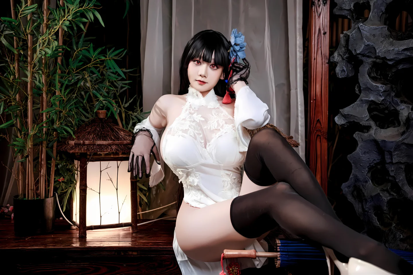阿雪雪 - 逸仙旗袍 [92P,4V-2.5GB] 056.webp