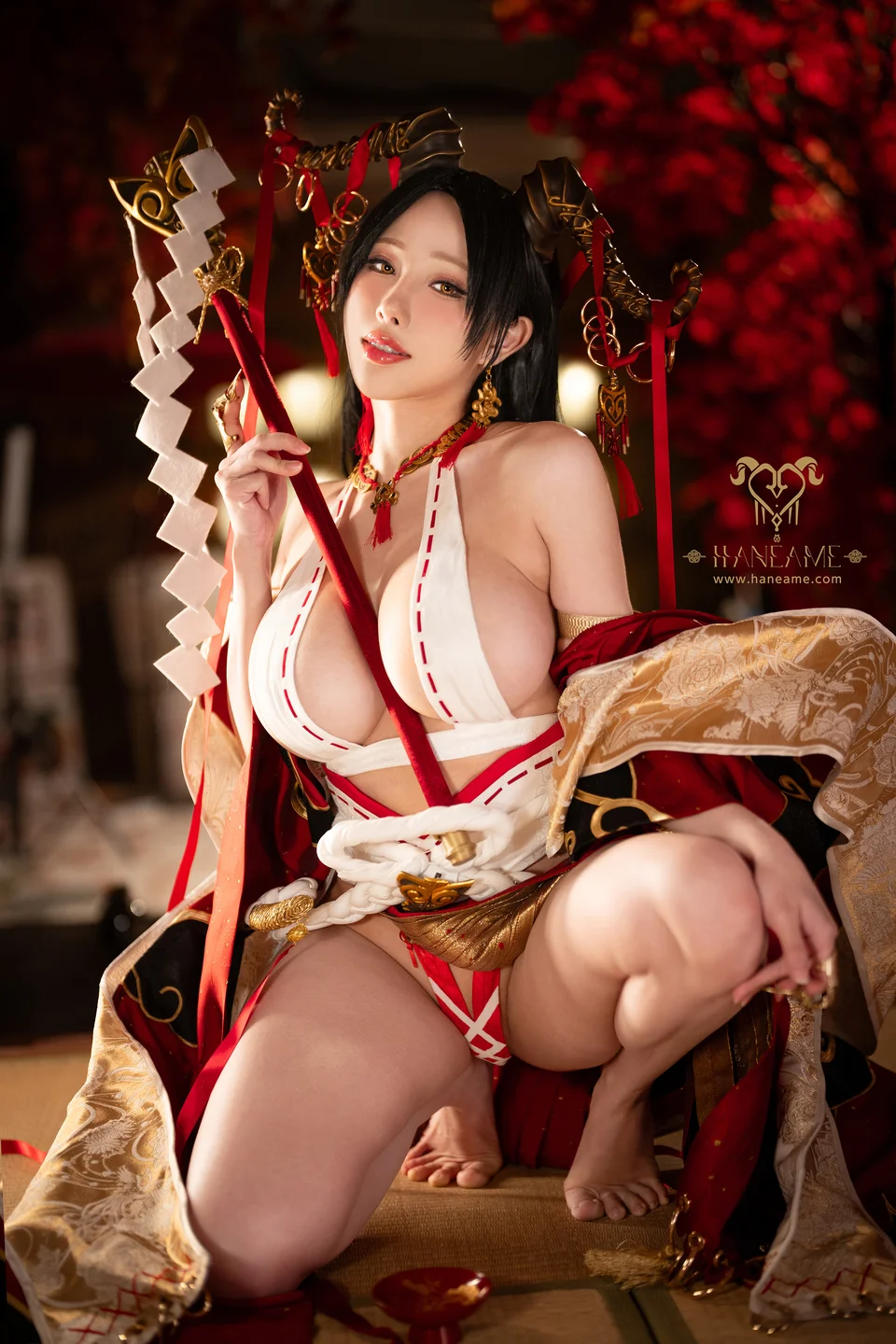 雨波_HaneAme - Lustful Goat Miko 2 [27P-162MB] 011.webp