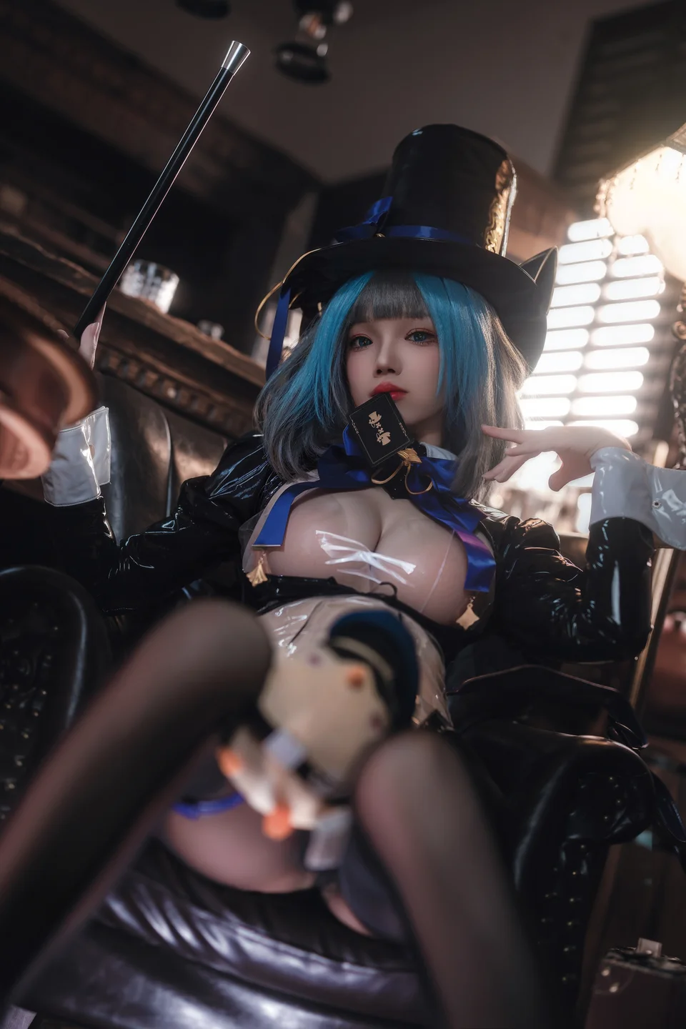 雪晴Astra – No.079 柴郡魔术师 [60P1V-750MB] TG@icoset001.webp