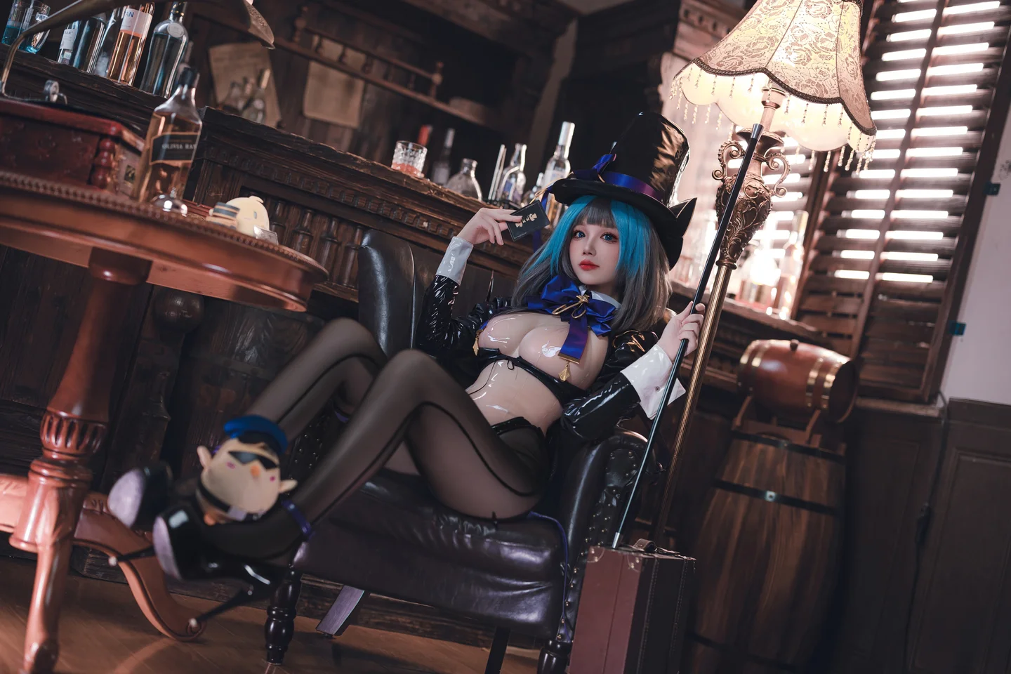 雪晴Astra – No.079 柴郡魔术师 [60P1V-750MB] TG@icoset011.webp