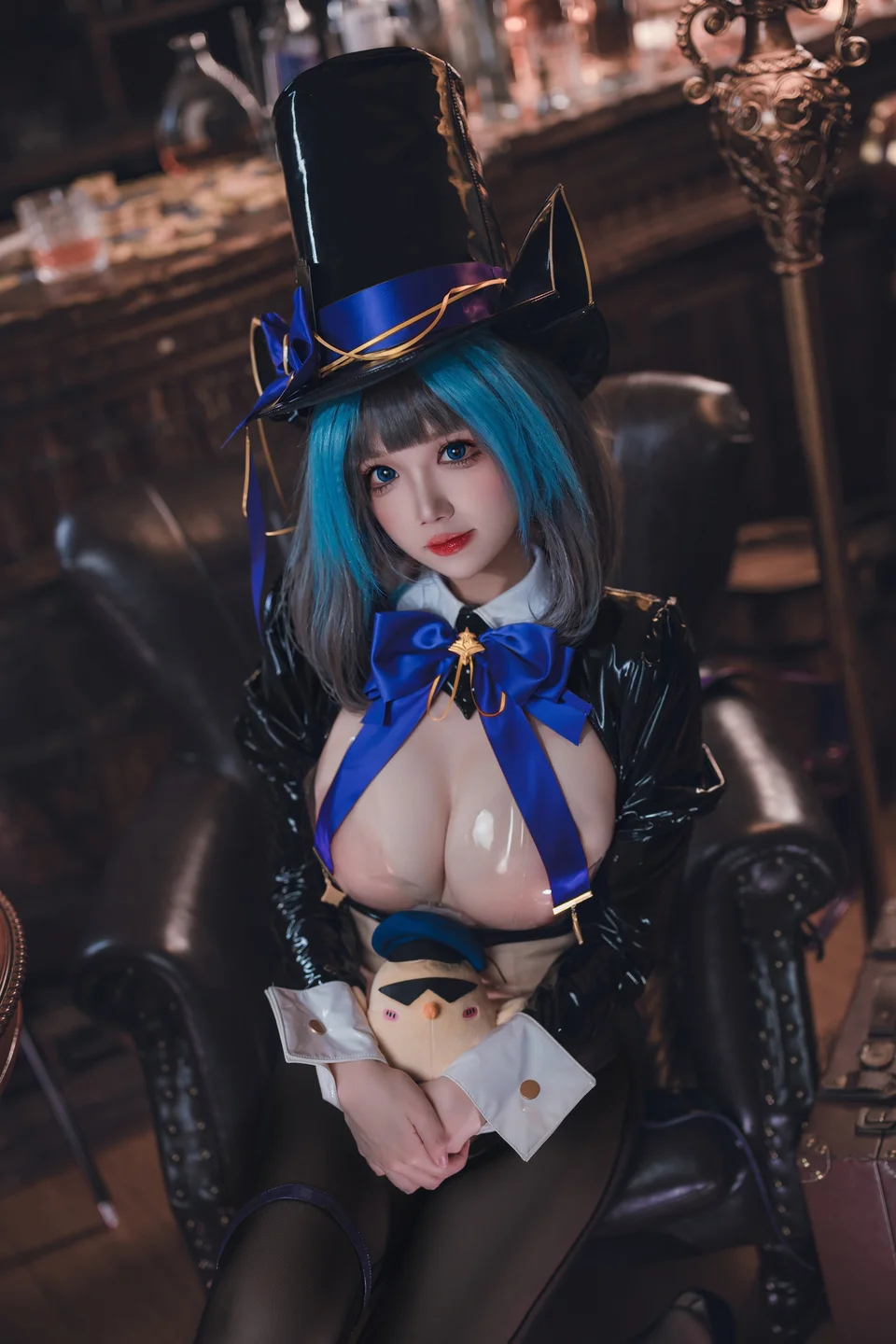 雪晴Astra – No.079 柴郡魔术师 [60P1V-750MB] TG@icoset013.webp