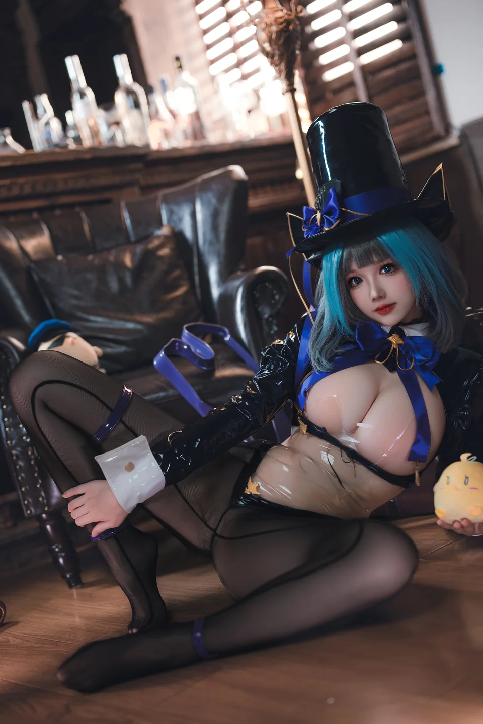 雪晴Astra – No.079 柴郡魔术师 [60P1V-750MB] TG@icoset039.webp