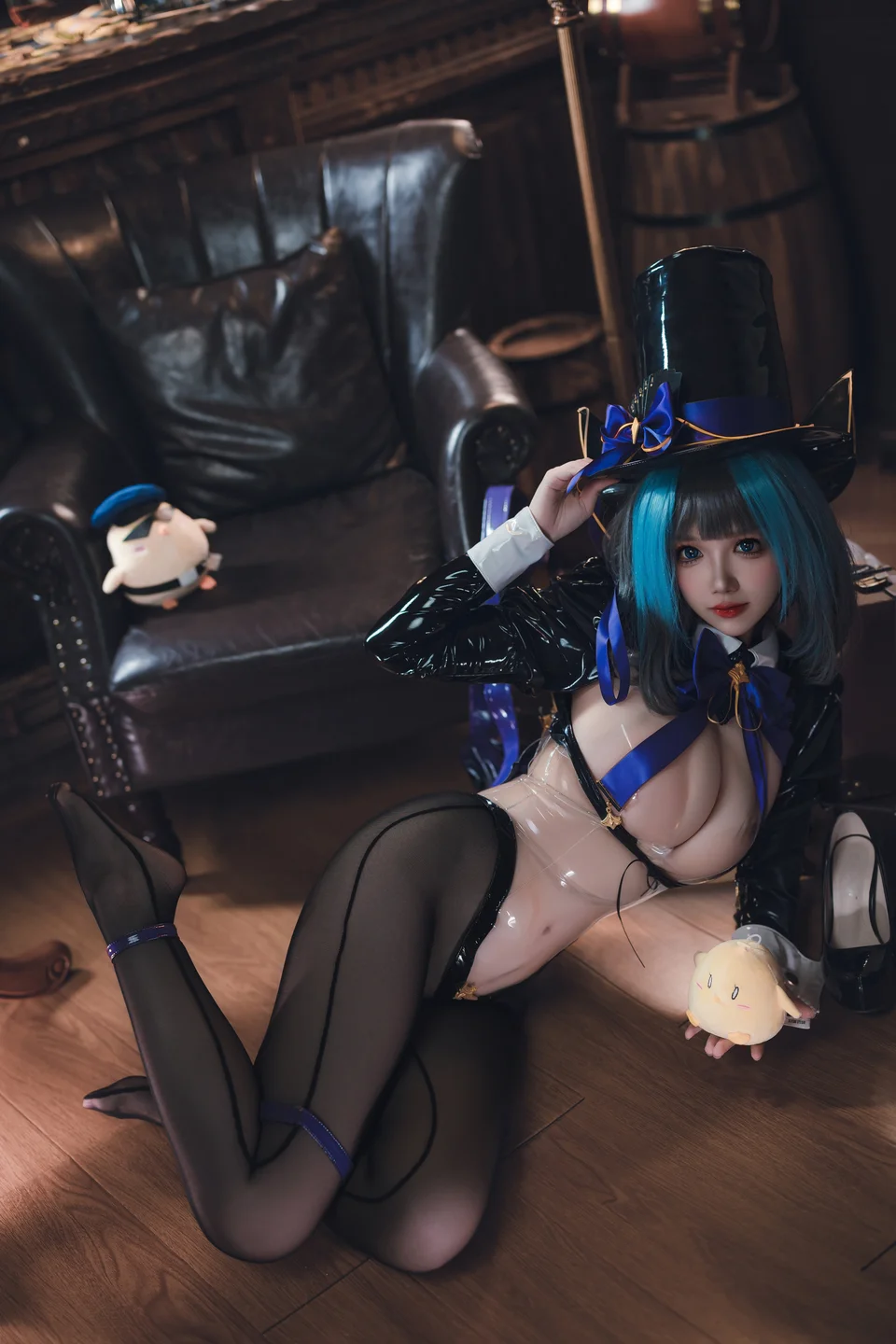 雪晴Astra – No.079 柴郡魔术师 [60P1V-750MB] TG@icoset040.webp