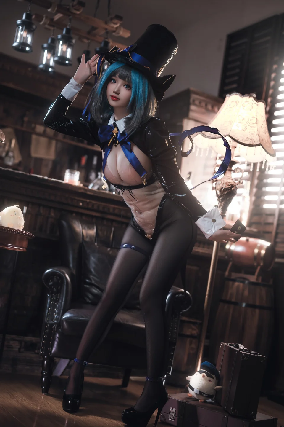 雪晴Astra – No.079 柴郡魔术师 [60P1V-750MB] TG@icoset059.webp