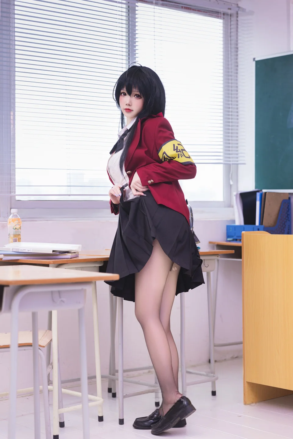 雪晴Astra - 碧蓝航线 大凤 风纪委员 [80P] TG@simisebaisi040.webp