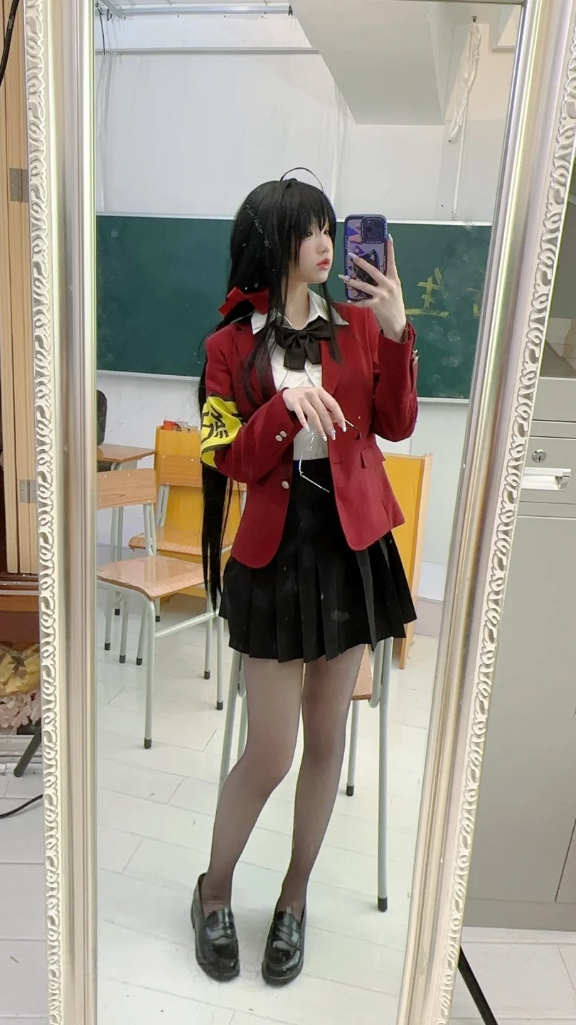 雪晴Astra - 碧蓝航线 大凤 风纪委员 [80P] TG@simisebaisi074.webp