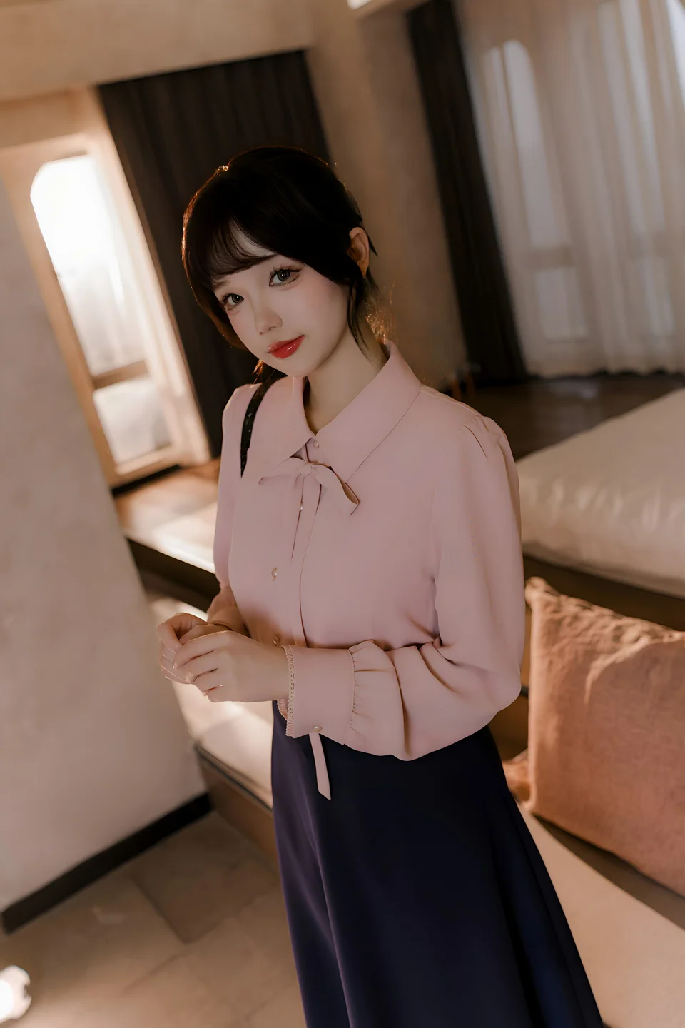 雪晴Astra - 肉丝通勤OL [71P,1V-1.36GB]