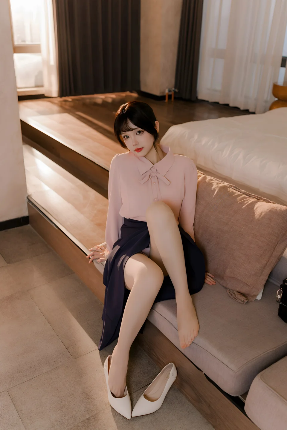 雪晴Astra - 肉丝通勤OL [71P,1V-1.36GB] 011.webp