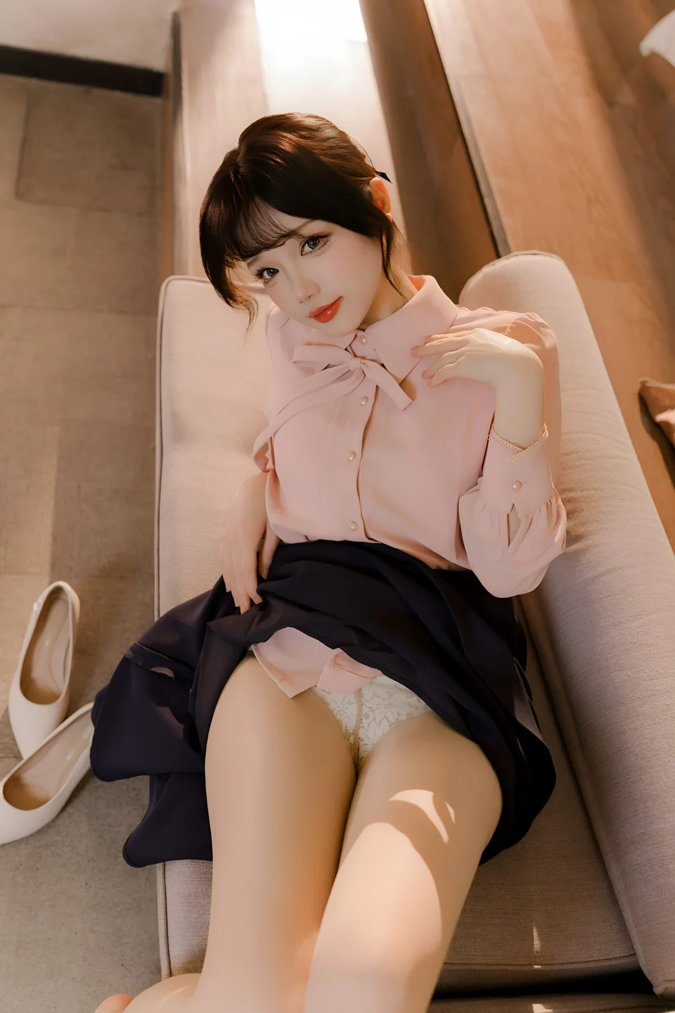 雪晴Astra - 肉丝通勤OL [71P,1V-1.36GB] 026.webp