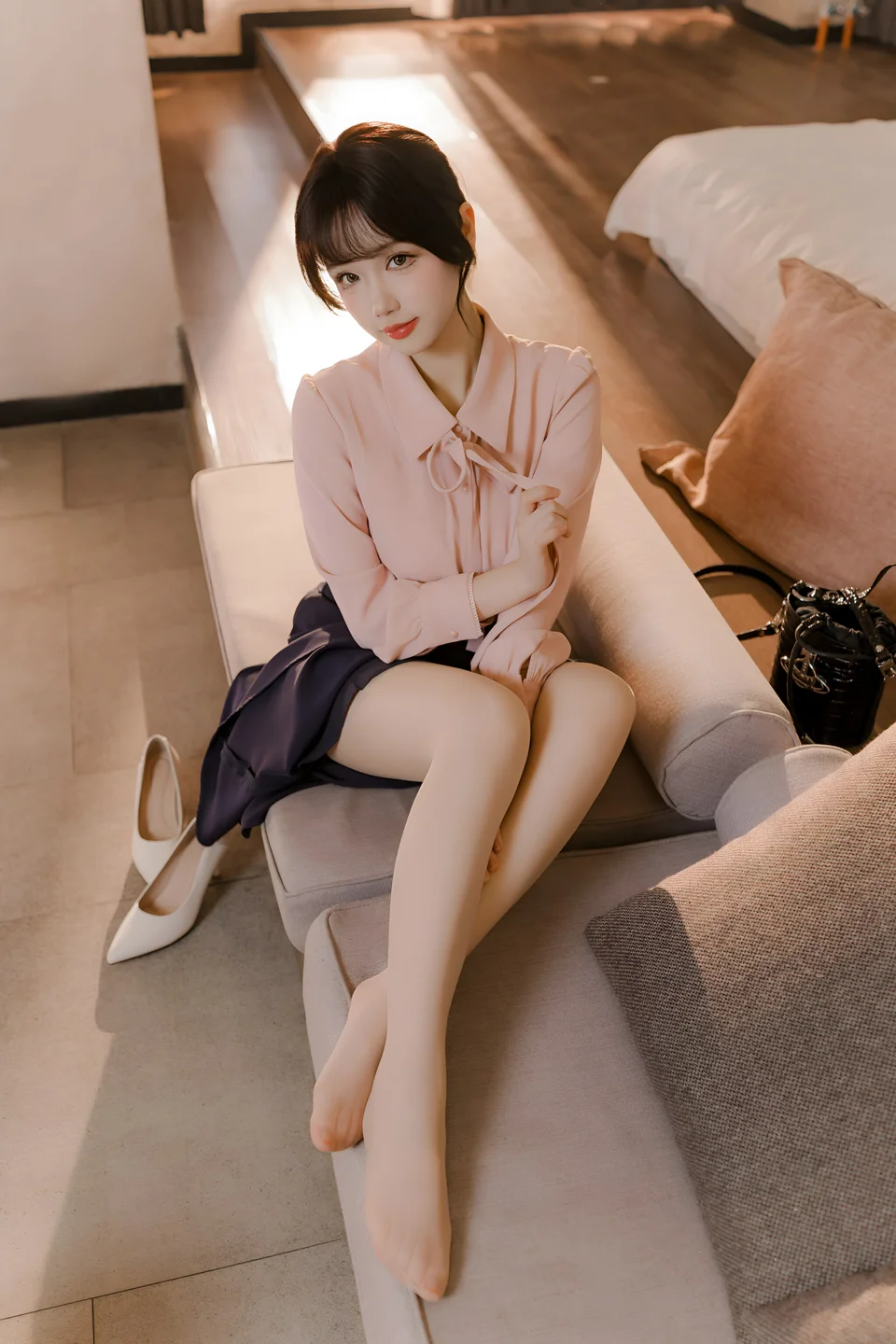 雪晴Astra - 肉丝通勤OL [71P,1V-1.36GB] 033.webp