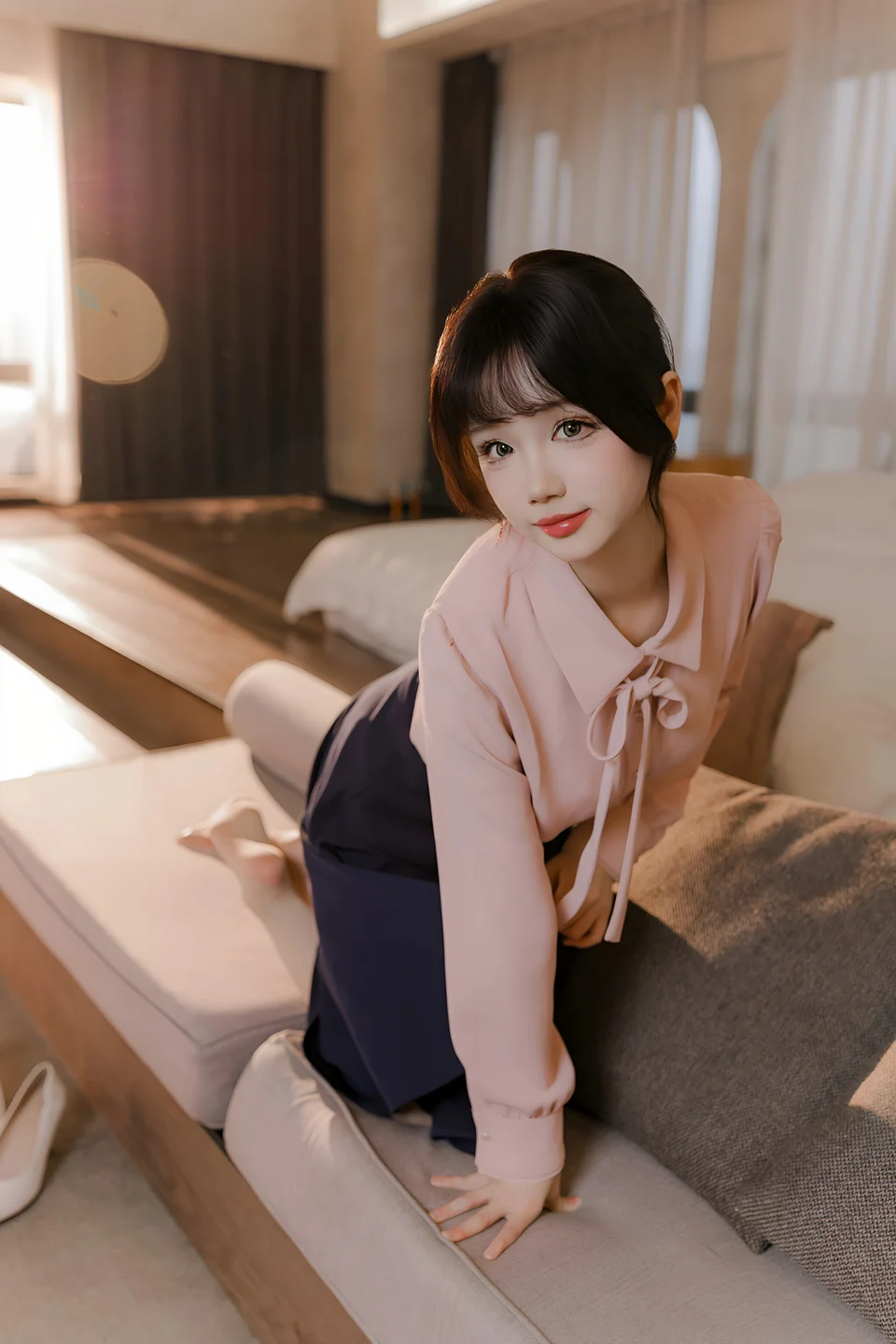 雪晴Astra - 肉丝通勤OL [71P,1V-1.36GB] 034.webp