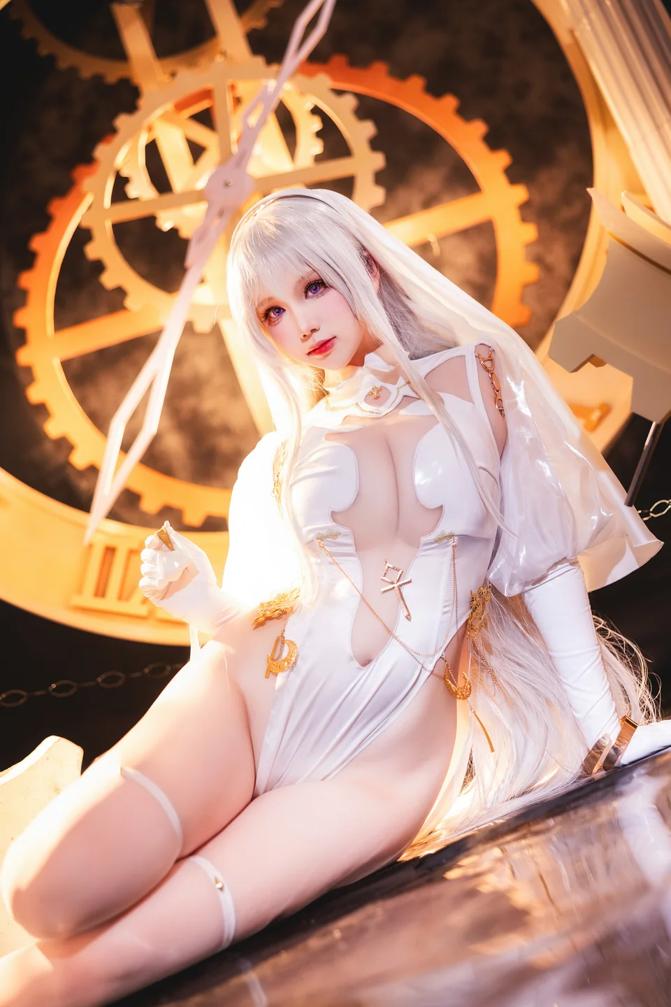 雪晴Astra - No.089 圣天使修女 [58P,2V-1.64GB] 028.webp