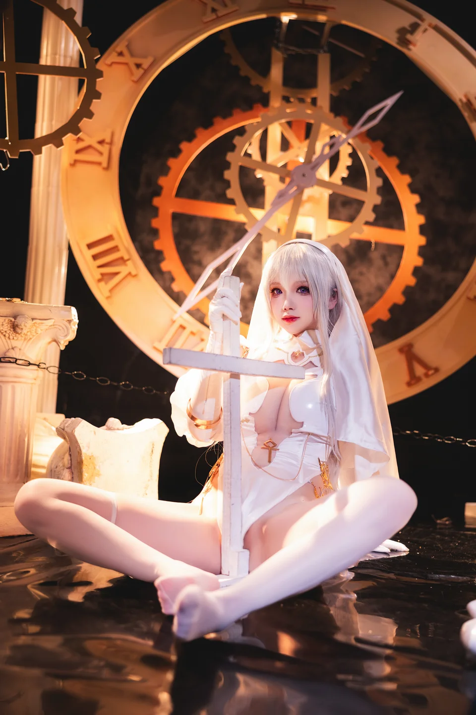 雪晴Astra - No.089 圣天使修女 [58P,2V-1.64GB] 037.webp