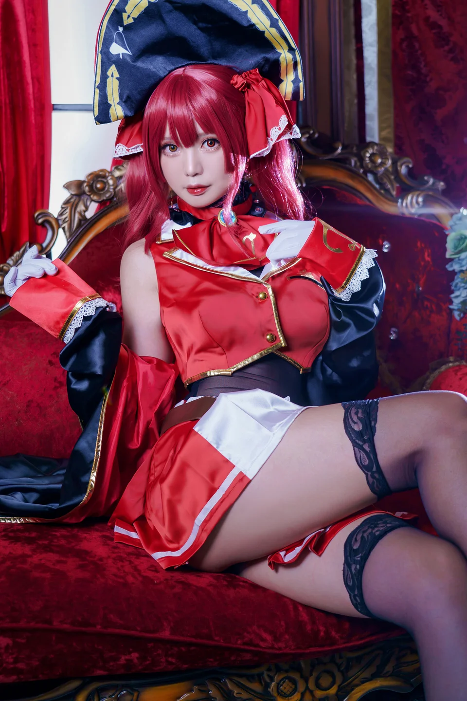 雪貓Yuki – Houshou Marine [38P-154MB] 【丝足阁写真】001.webp