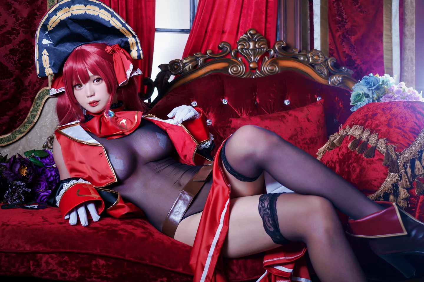 雪貓Yuki – Houshou Marine [38P-154MB] 【丝足阁写真】004.webp