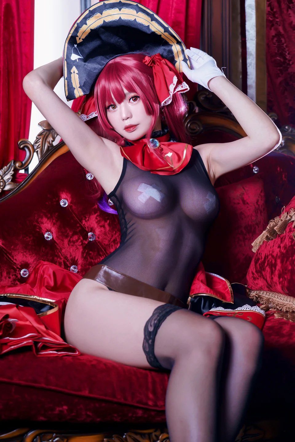 雪貓Yuki – Houshou Marine [38P-154MB] 【丝足阁写真】005.webp