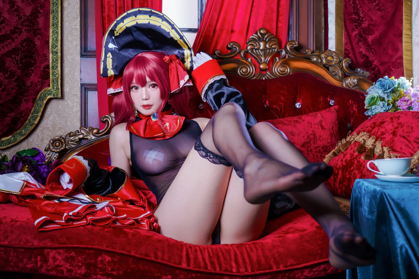 雪貓Yuki – Houshou Marine [38P-154MB] 【丝足阁写真】006.webp
