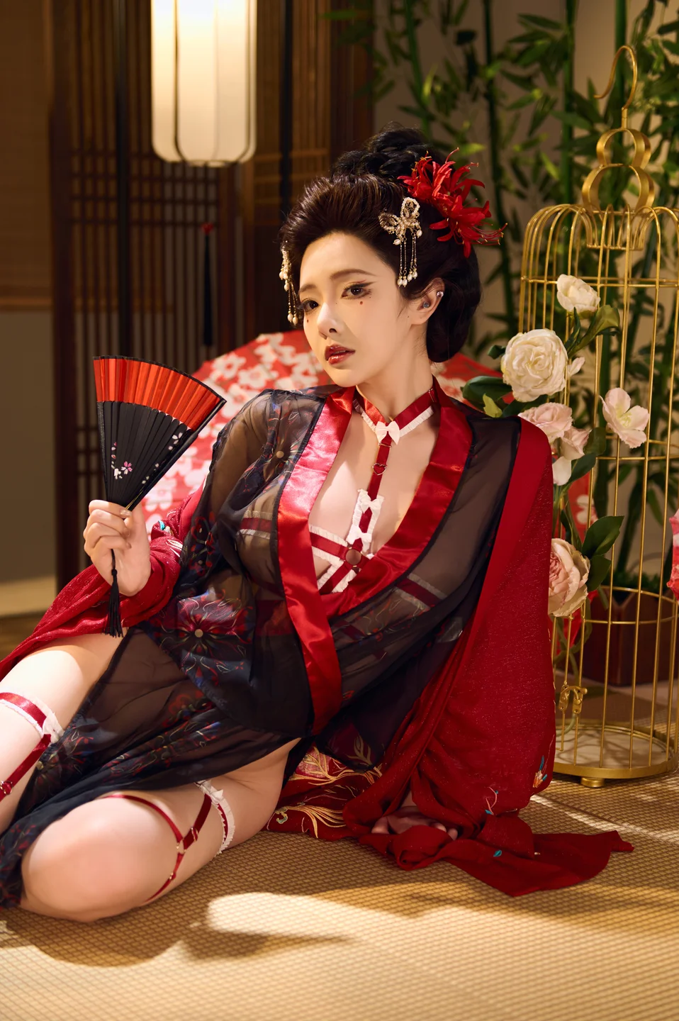 雯妹不讲道理 – 红袖添香 [61P4V-476MB] 【丝足阁写真】003.webp
