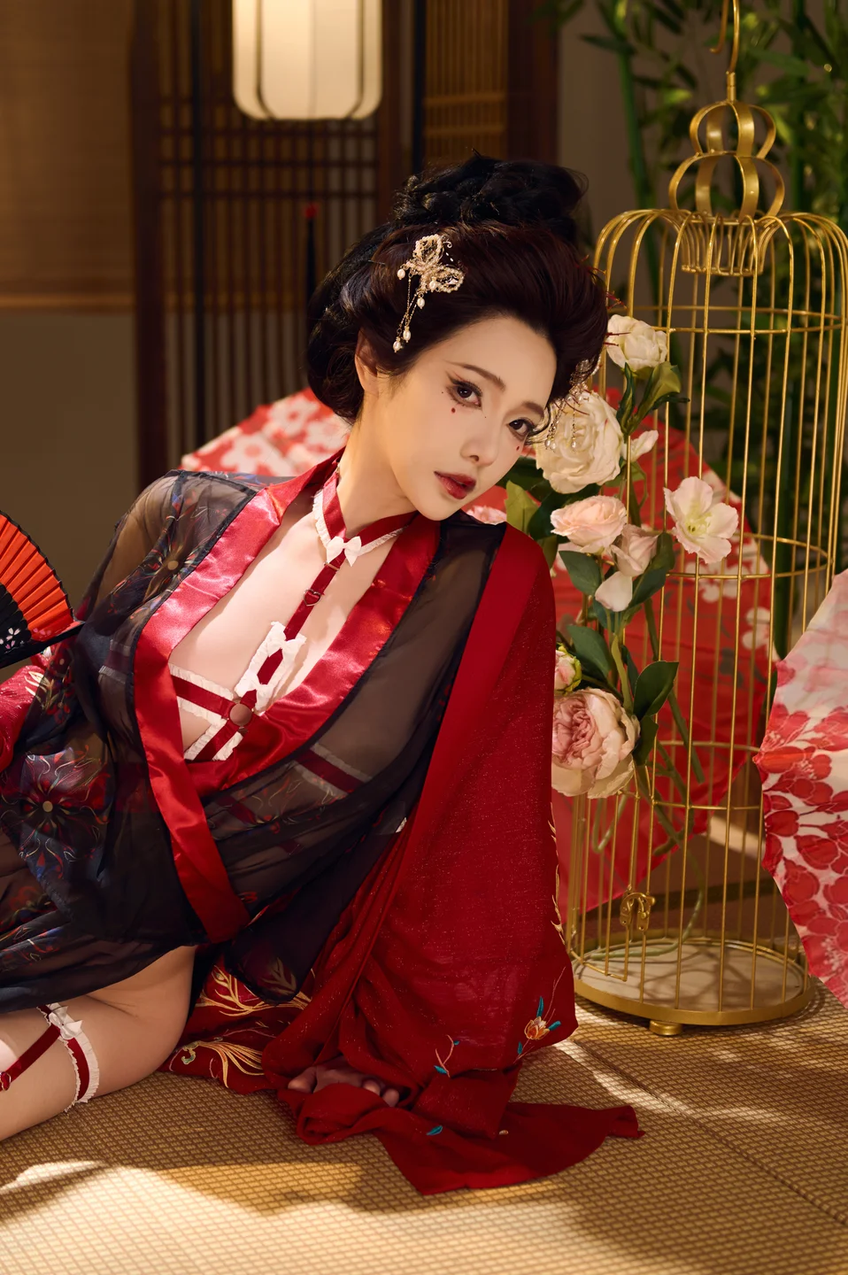 雯妹不讲道理 – 红袖添香 [61P4V-476MB] 【丝足阁写真】004.webp