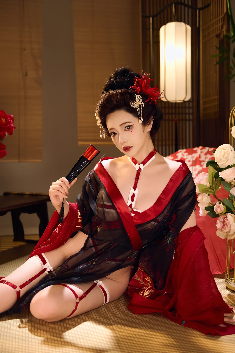 雯妹不讲道理 – 红袖添香 [61P4V-476MB] 【丝足阁写真】005.webp