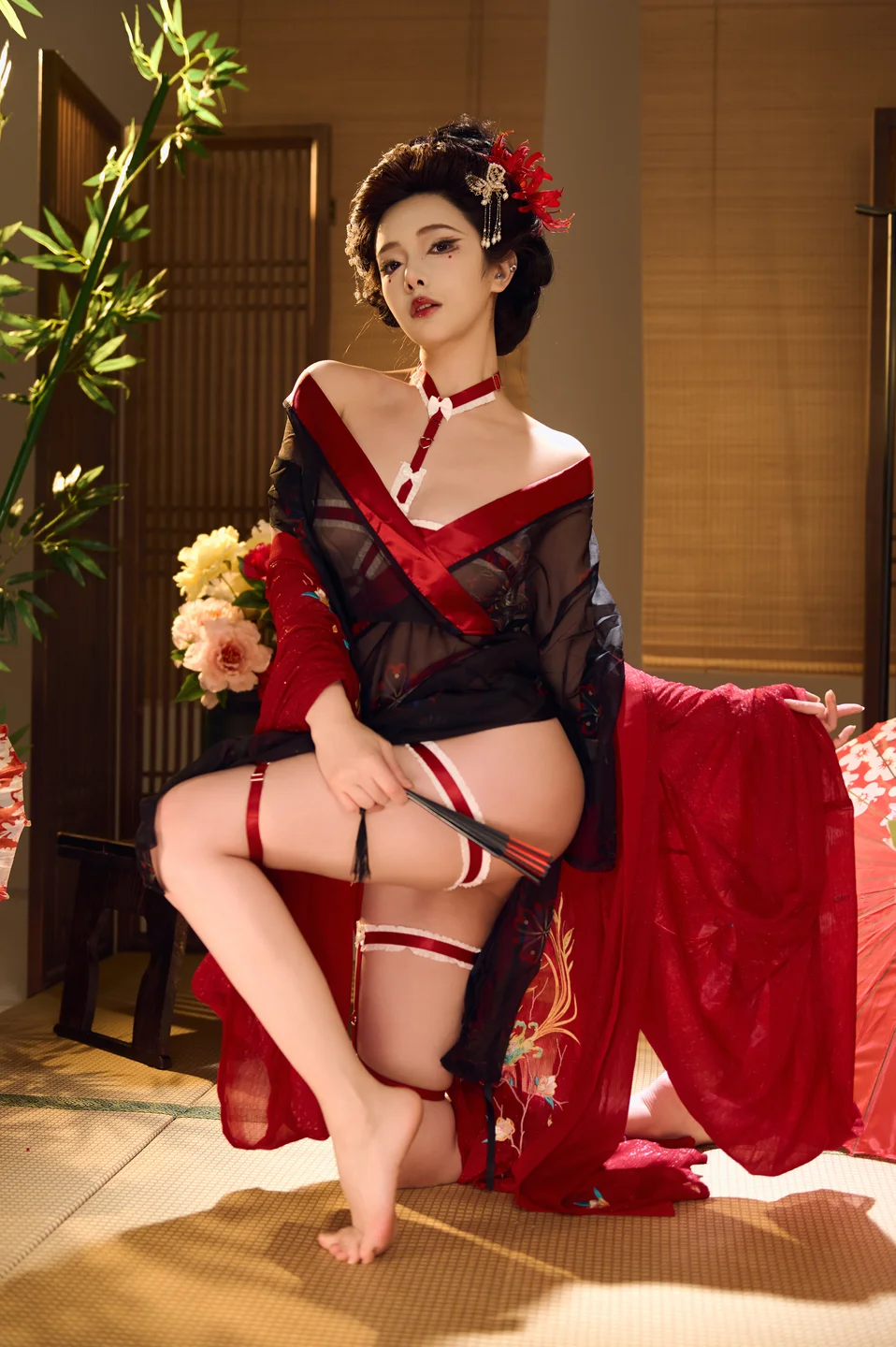 雯妹不讲道理 – 红袖添香 [61P4V-476MB] 【丝足阁写真】009.webp