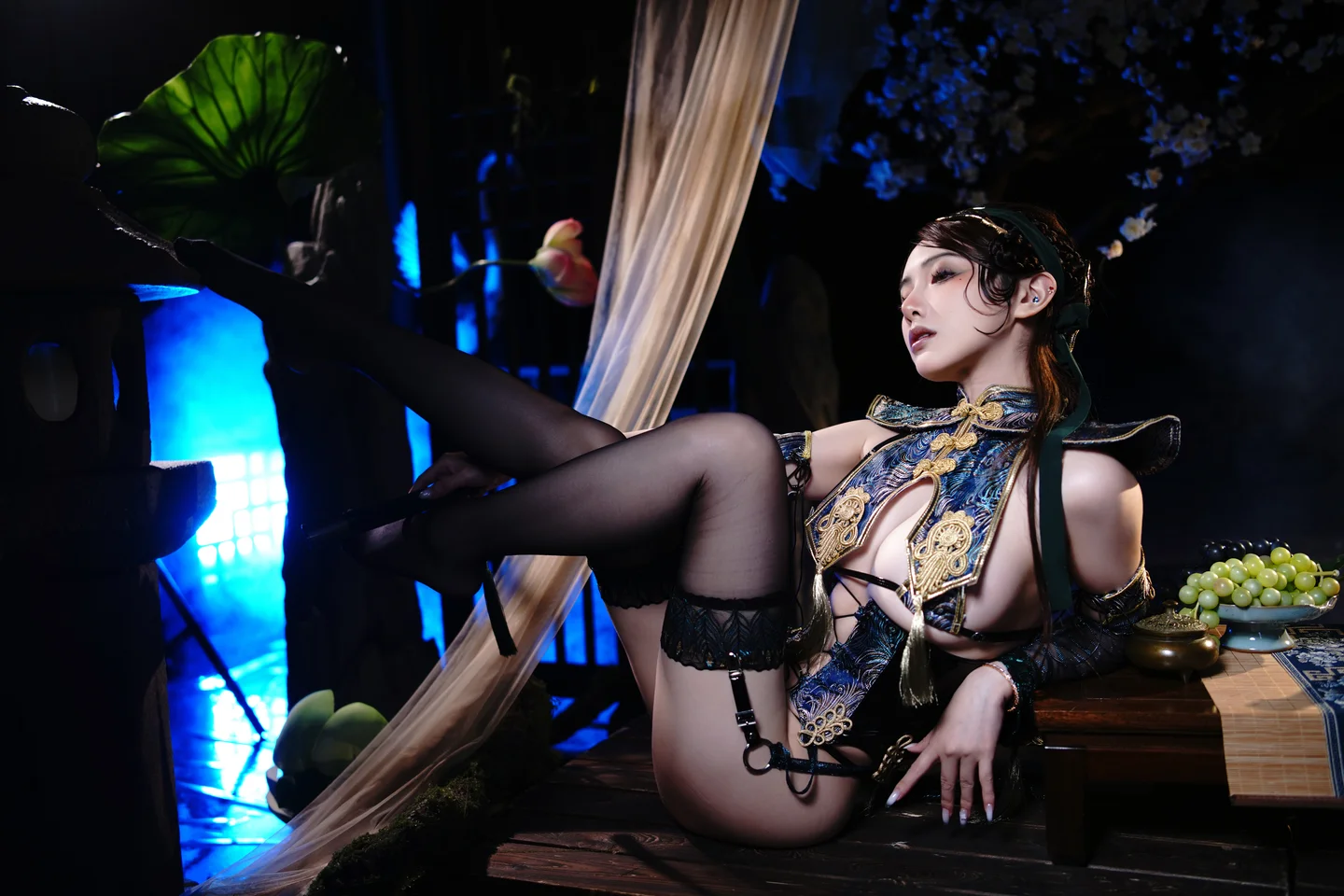 雯妹不讲道理 – 青蛇 [72P-1.1GB] 【丝足阁写真】009.webp