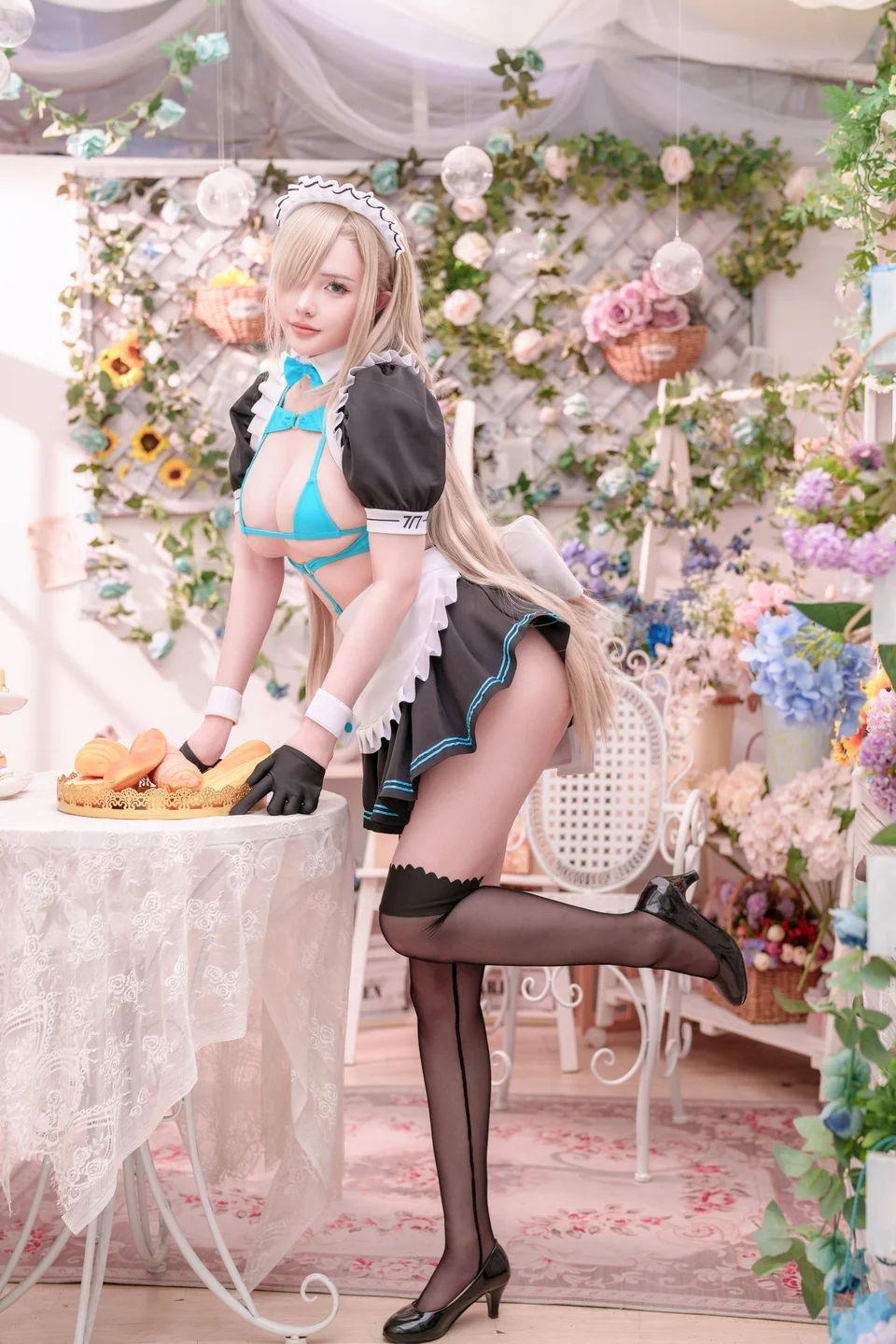 雯妹不讲道理 - 一之濑明日奈 女仆 [44P] tg@simisebaisi18.webp