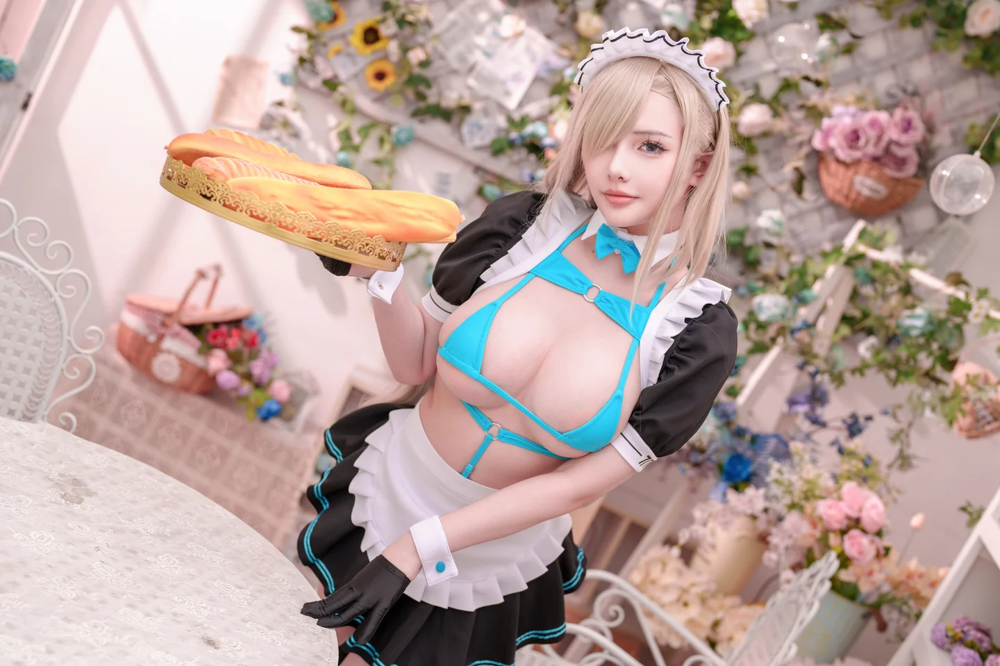 雯妹不讲道理 - 一之濑明日奈 女仆 [44P] tg@simisebaisi6.webp