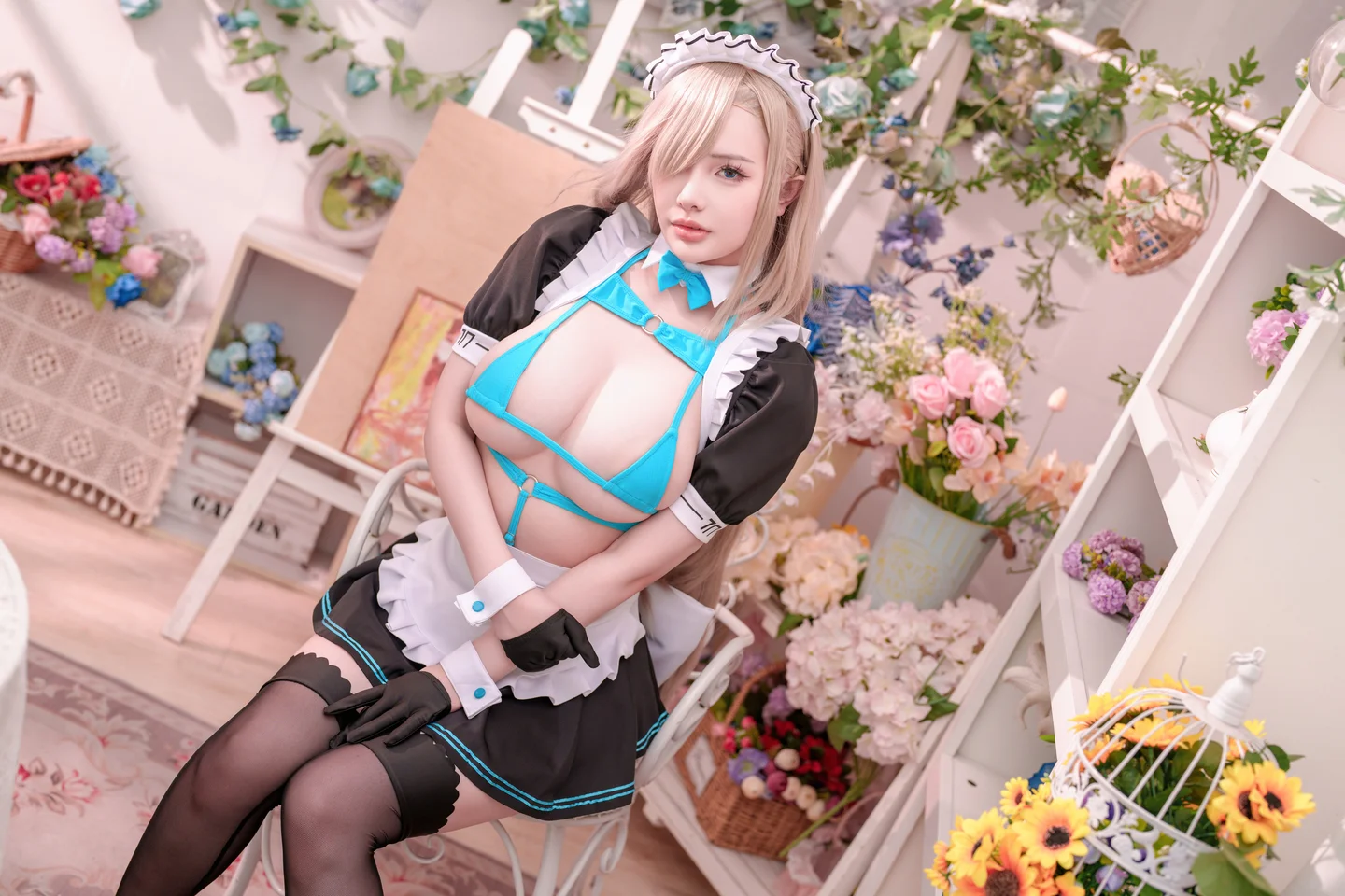 雯妹不讲道理 - 一之濑明日奈 女仆 [44P] tg@simisebaisi8.webp