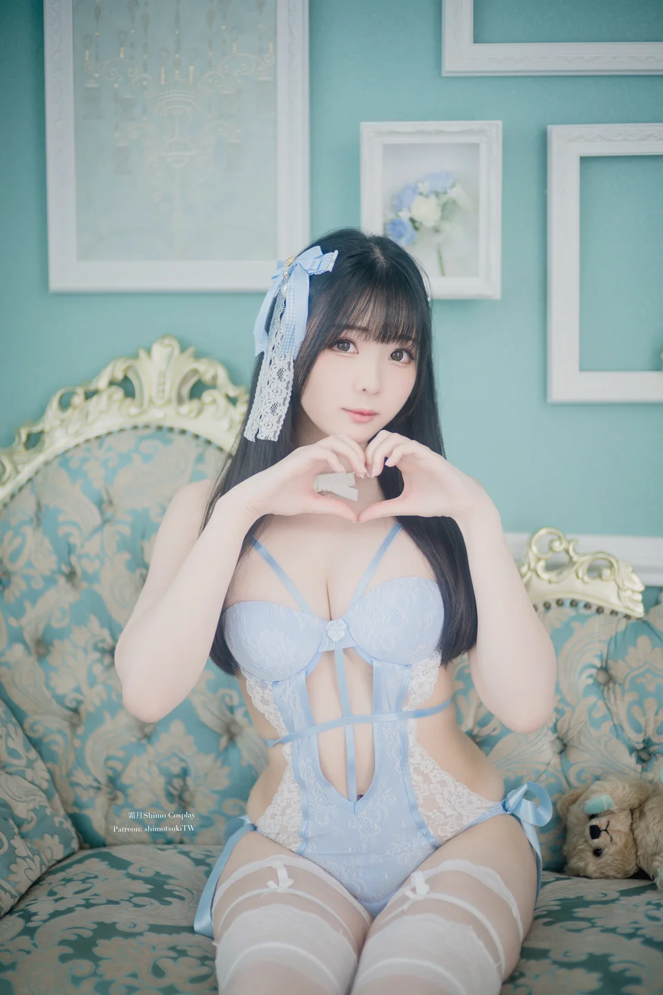 霜月shimo – Blue Lingerie [41P-323MB] 【丝足阁写真】015.webp