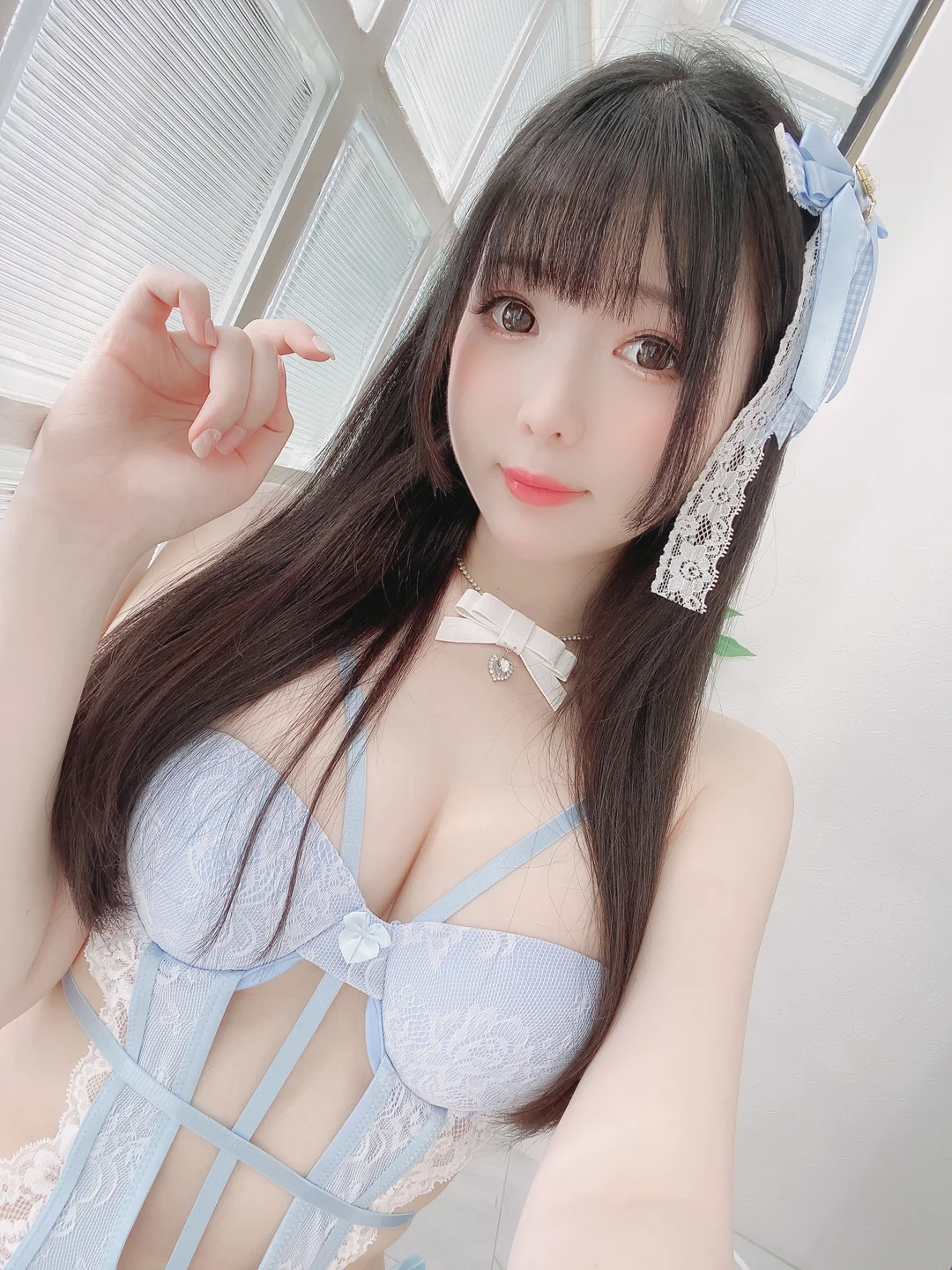 霜月shimo – Blue Lingerie [41P-323MB] 【丝足阁写真】027.webp
