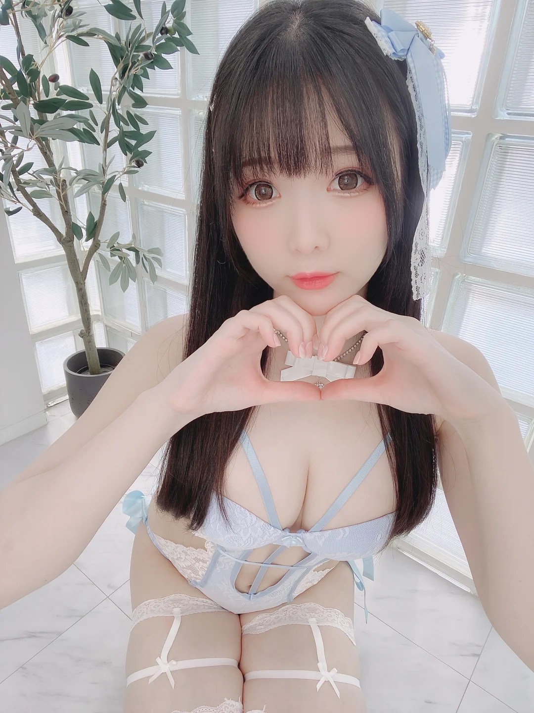 霜月shimo – Blue Lingerie [41P-323MB] 【丝足阁写真】034.webp