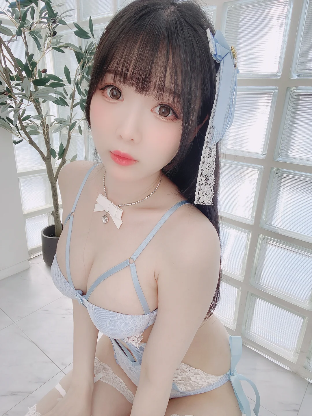 霜月shimo – Blue Lingerie [41P-323MB] 【丝足阁写真】035.webp