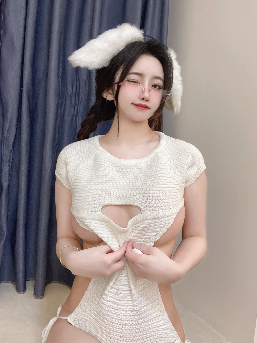 鬼畜瑶在不在w – 毛衣小兔子 [40P] TG@simisebaisi036.webp