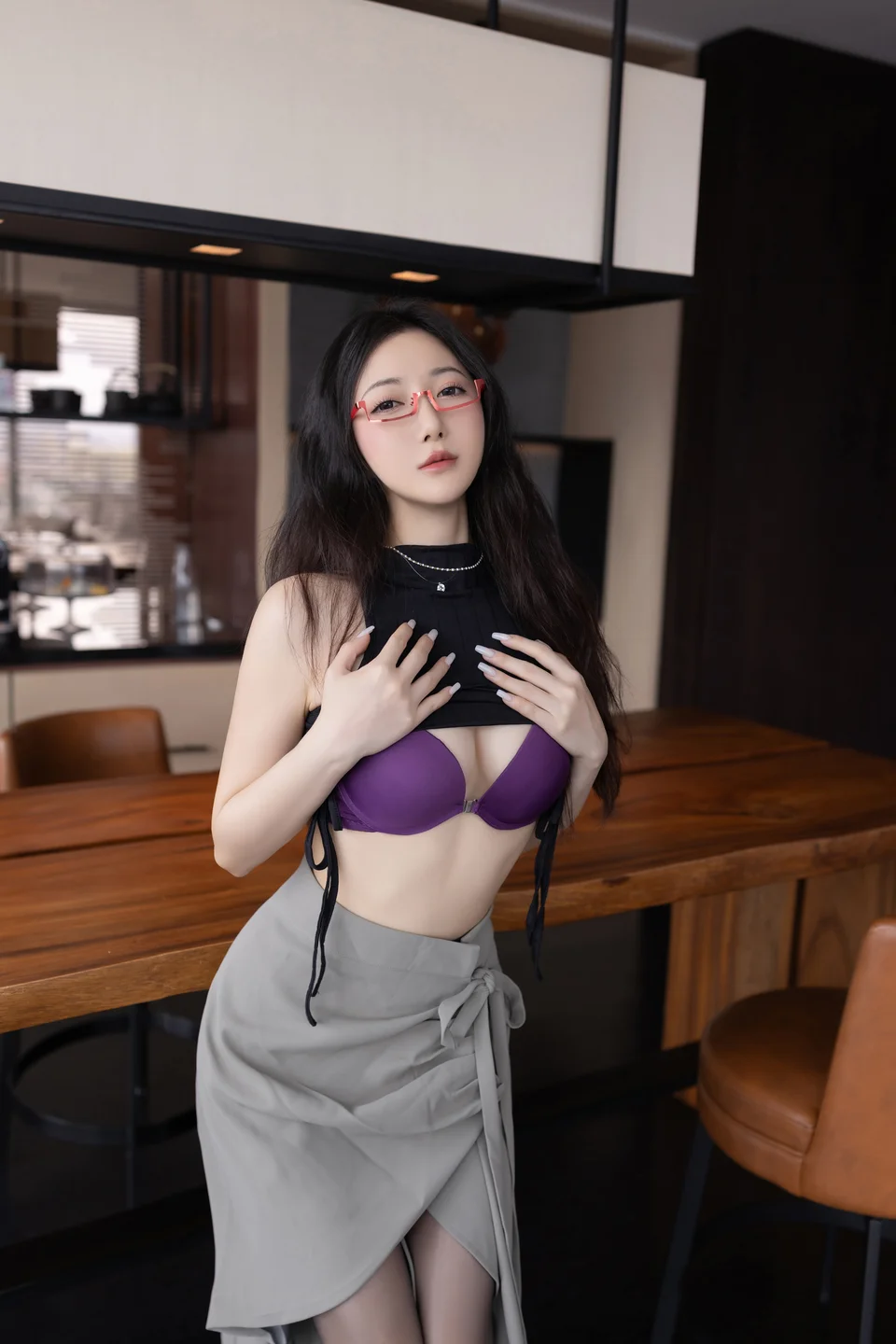 鱼子酱Fish - 眼镜娘 [120P-1.29GB] 016.webp