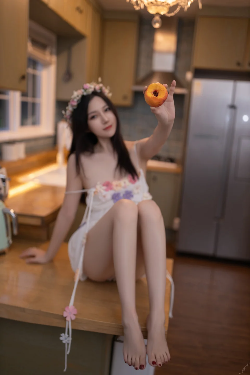 鱼子酱Fish - 秀人内购 花的伞 [120P] TG@icoset026.webp