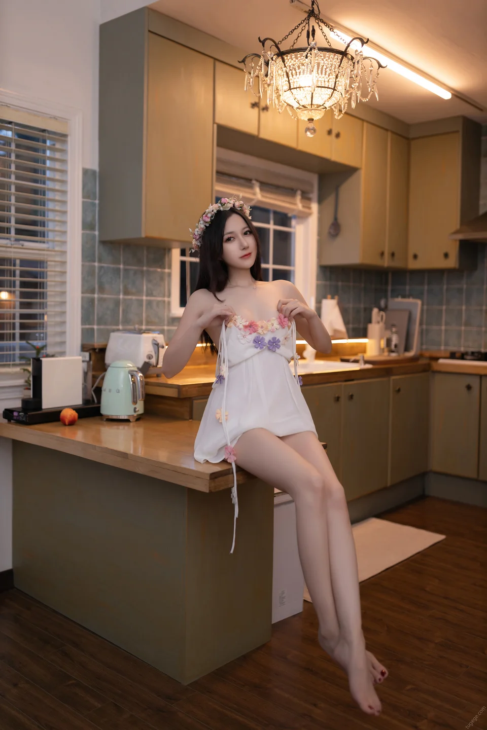 鱼子酱Fish - 秀人内购 花的伞 [120P] TG@icoset034.webp