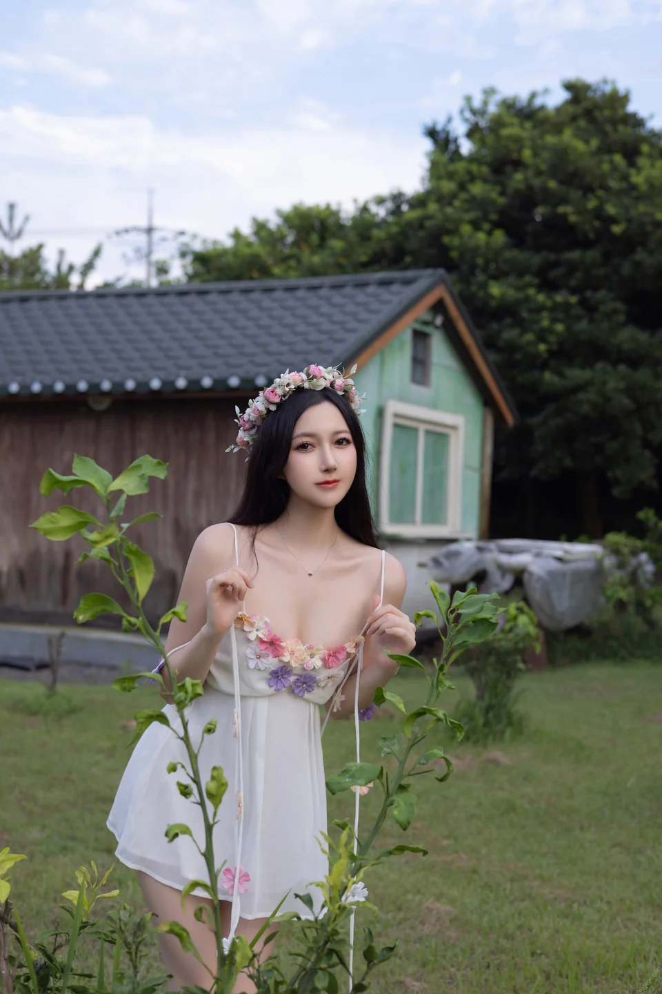 鱼子酱Fish - 秀人内购 花的伞 [120P] TG@icoset090.webp