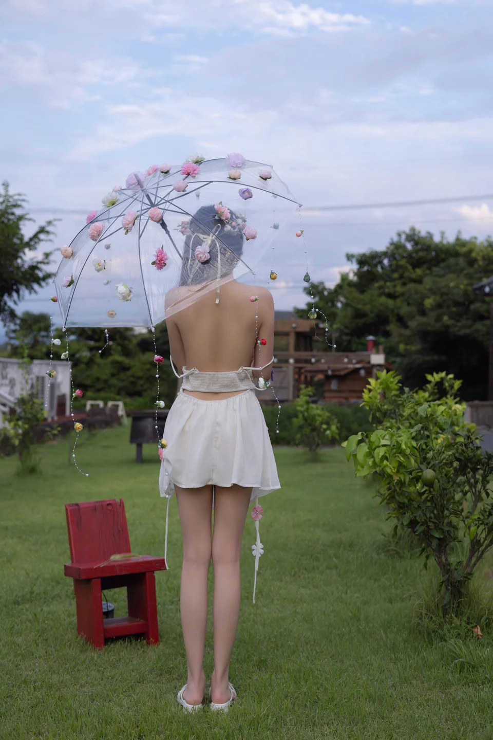 鱼子酱Fish - 秀人内购 花的伞 [120P] TG@icoset093.webp