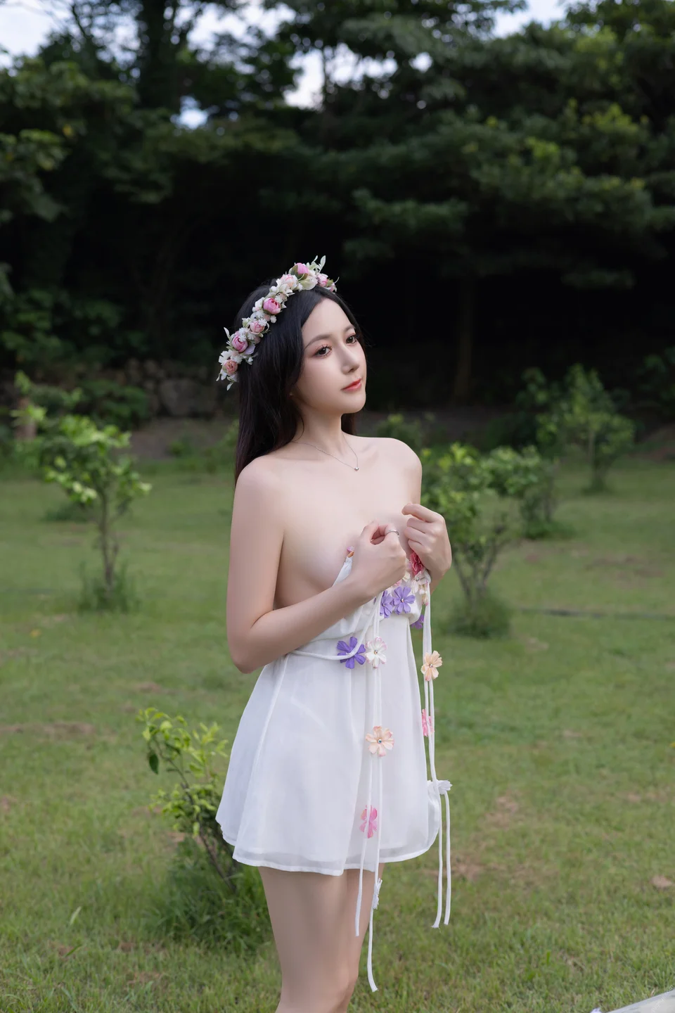鱼子酱Fish - 秀人内购 花的伞 [120P] TG@icoset099.webp