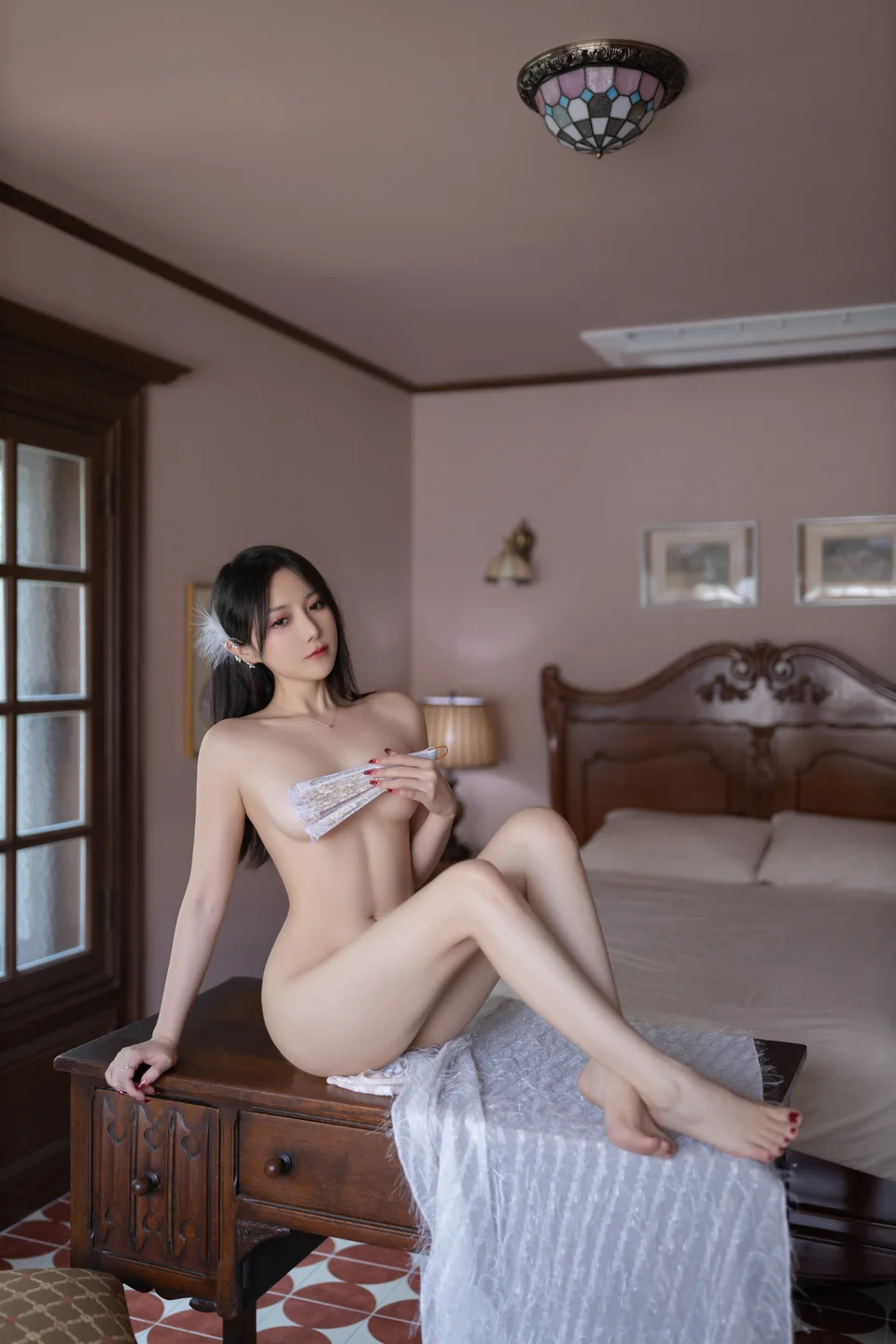 鱼子酱Fish - 秀人内购 蔷薇 [124P] TG@icoset090.webp