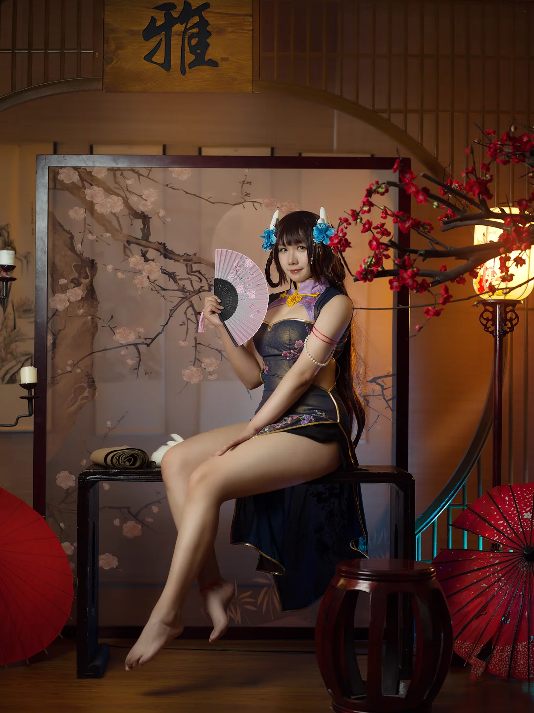 麻花麻花酱 – 旗袍 [31P-293MB] 【丝足阁写真】004.webp