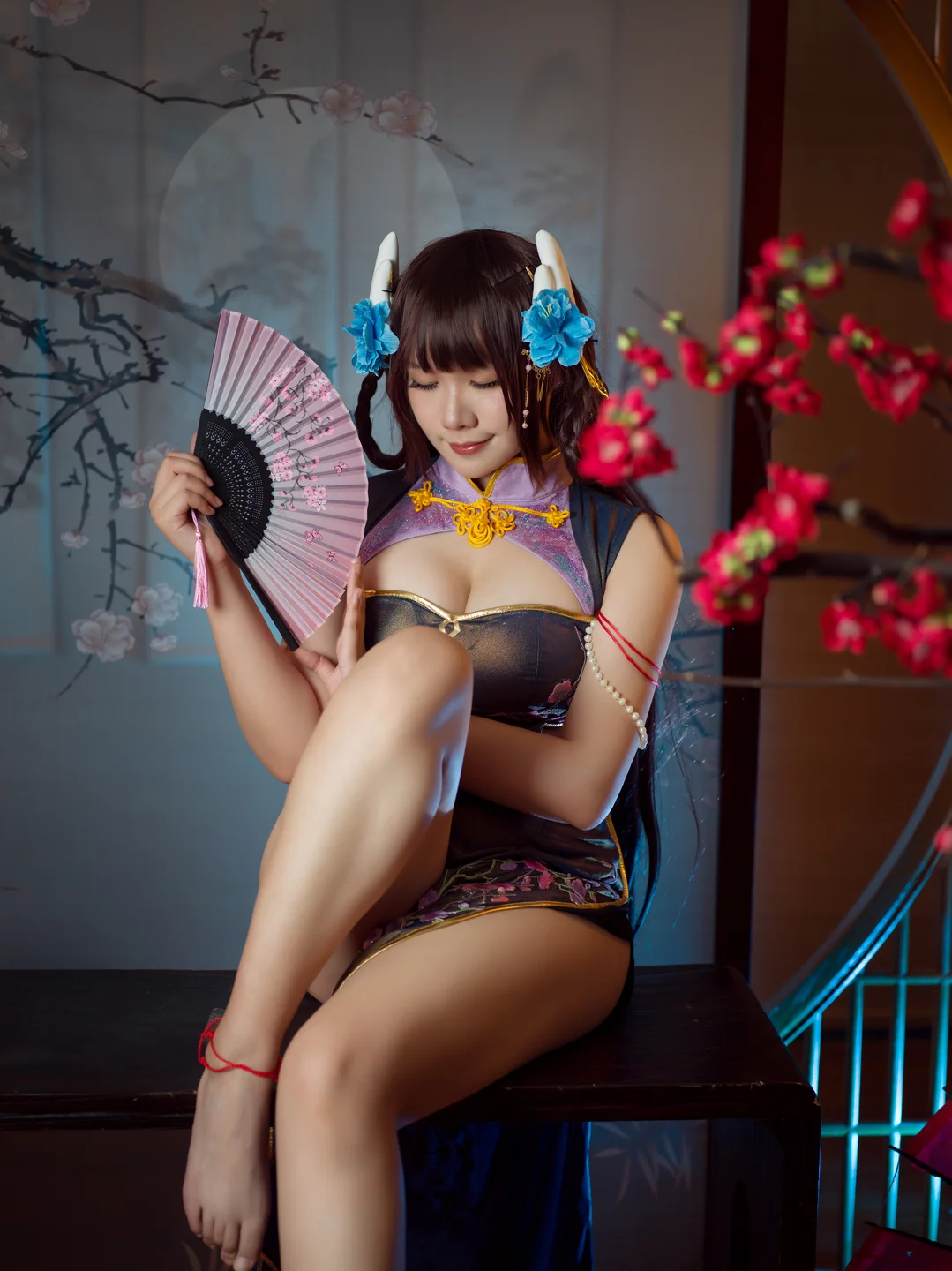 麻花麻花酱 – 旗袍 [31P-293MB] 【丝足阁写真】006.webp