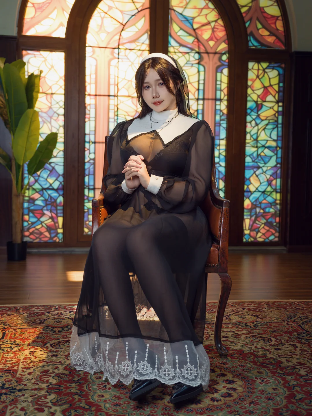 麻花麻花酱 - 修女 [129P 4V] 20240928-152522(4).webp