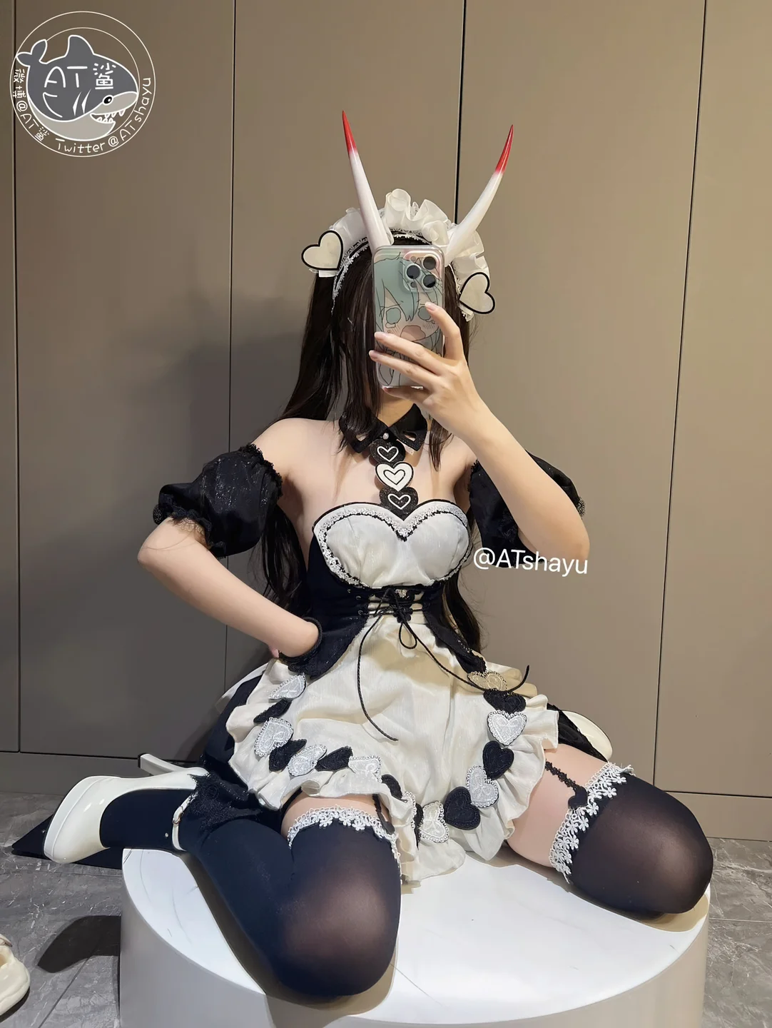 AT鲨 – 碧蓝航线 能代女仆 [83P1V-469MB] 【丝足阁写真】030.webp