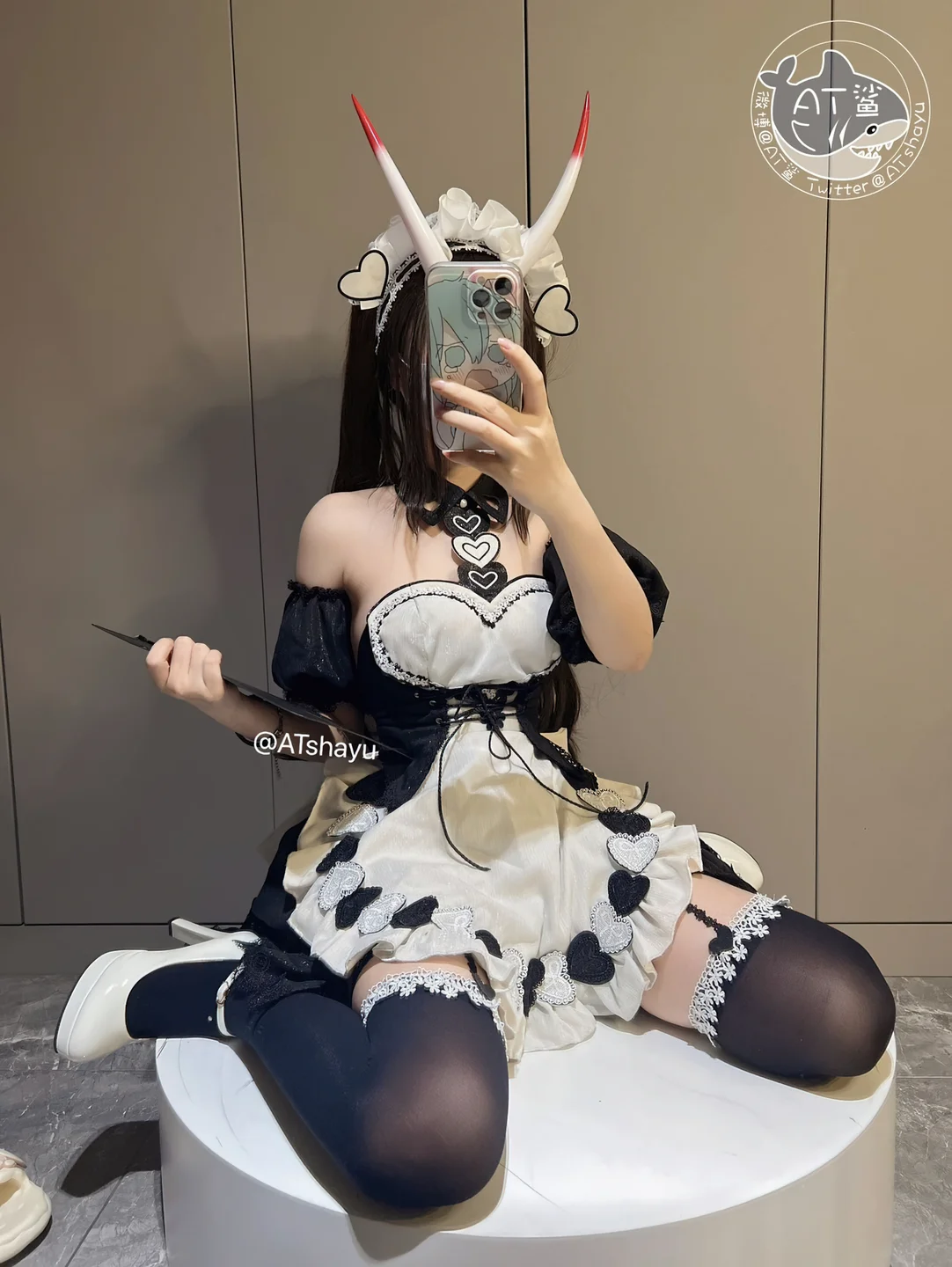 AT鲨 – 碧蓝航线 能代女仆 [83P1V-469MB] 【丝足阁写真】031.webp