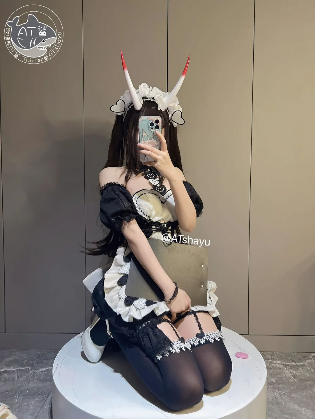 AT鲨 – 碧蓝航线 能代女仆 [83P1V-469MB] 【丝足阁写真】032.webp