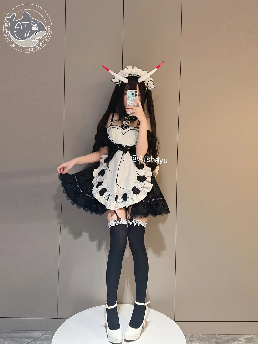 AT鲨 – 碧蓝航线 能代女仆 [83P1V-469MB] 【丝足阁写真】038.webp